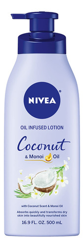 Loción Corporal Nivea Con Aceite De Coco Y Monoi, 500 Ml
