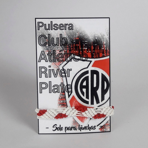 Pulsera River - Pulsera Futbol Argentino - Brazalete River