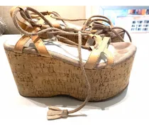 Comprar Plataformas Sandalias Ricky Sarkany Talle 38 Impecables