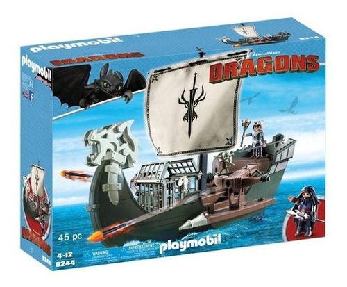 Playmobil 9244 Barco De Dragones Original