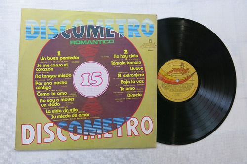 Vinyl Vinilo Lp Acetato Discometro Romantico Balada 