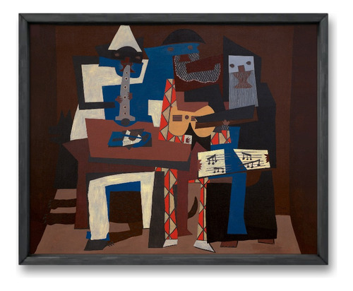 Cuadro Decorativo Los Tres Músicos Pablo Picasso 