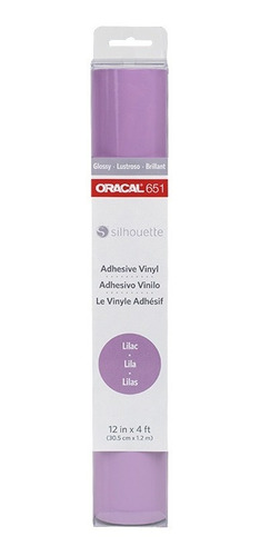 Vinil Adhesivo Oracal 651 Silhouette 12 Pulgadas Lilac
