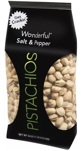 Pistaches Wonderful 680g Con Sal Y Pimienta Pistachos