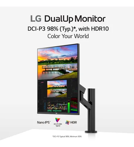 Monitor LG 28mq780-b 28 Sdqhd Nano Ips Ergo Negro
