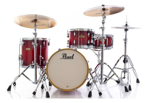 Bateria Pearl Session Studio Select 3 Cuerpos Bombo 18 Red