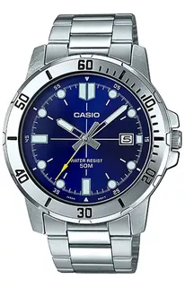 Reloj Casio Mtp-vd01d-2evudf - Correa De Acero 100% Original