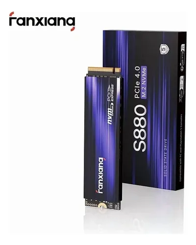 Ssd Fanxiang S880 1tb Pcie 4.0 Nvme M.2 2280 Para Ps5 | MercadoLivre