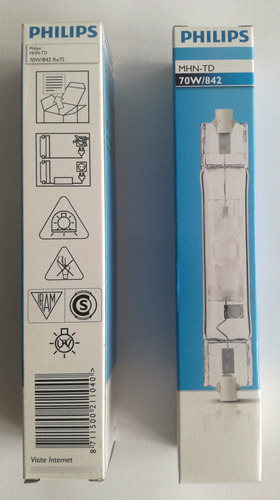 Lampara Halogenuro Metálico 70w Philips Color Cálido