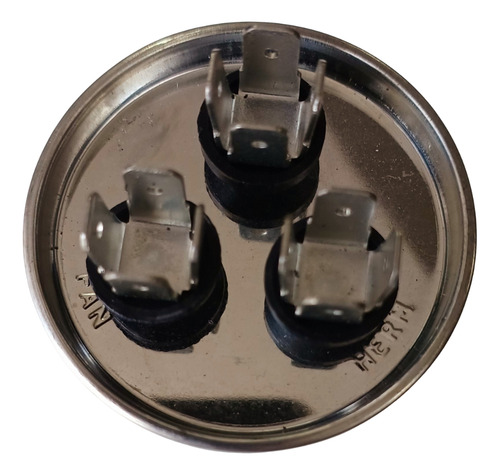 Capacitor Duplo 45+2,5 Mfd 440v C/ Terminal 50x100 Aluminio