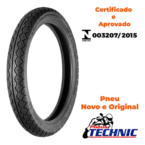 Pneu Traseiro Yes 125/ Gsr 150 90-90-18 Tiger Technic