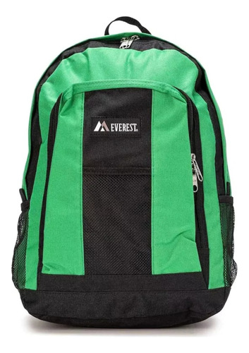 Mochila Everest Verde-negra Original Nueva