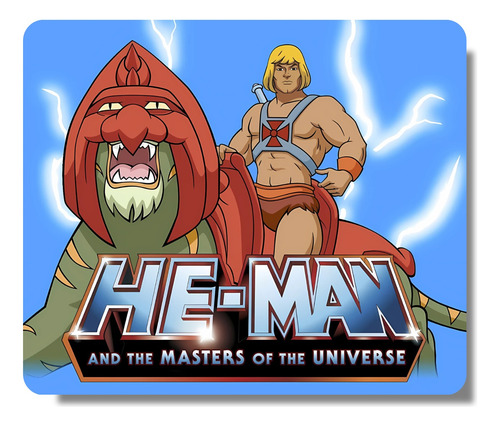 Mouse Pad He-man Monitos Clasicos 21x18,5 Cm Gran Diseño