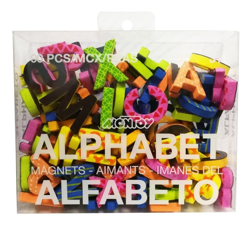 Abecedario Magnético Alfabeto 90 Pcs Fomy Fomi 0788010