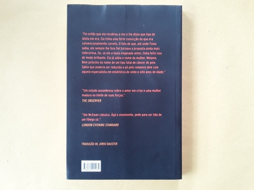 Livro A Balada De Adam Henry Ian Mcewan