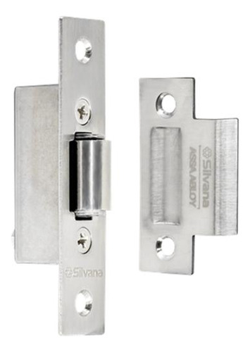 Fecho Auxiliar Rolete Inox Para Porta Pivotante   95033