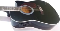 Comprar Guitarra Electroacustica Jumbo Importada Negra Eq 4 Bandas