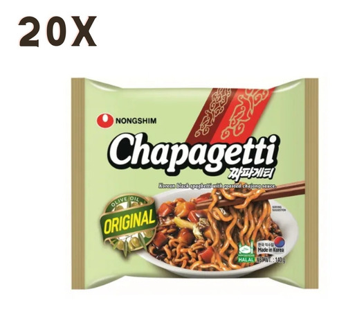 Combo 20 Unidades Lamen Coreano Chapagetti - Miojo Coreano