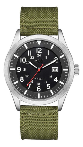 Reloj De Pulsera Analogico Militar Para Hombres, Reloj De T