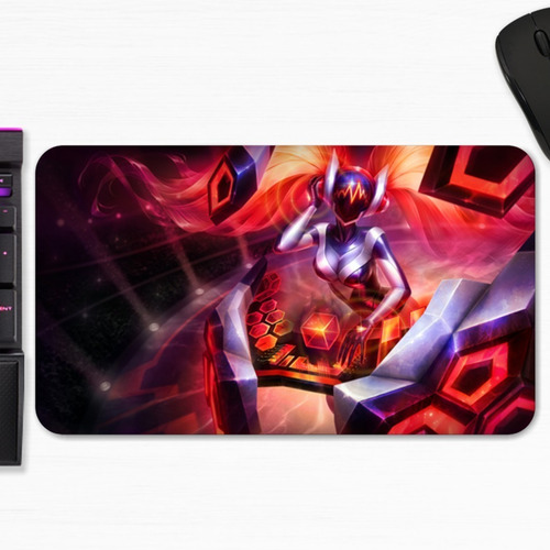 Mouse Pad Lol League Of Legends Dj Sona Concussive Gamer M