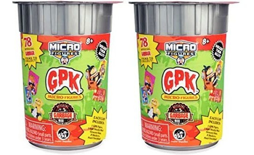 World's Smallest Figuras Micro Garbage Pail Kids - 2 Pack