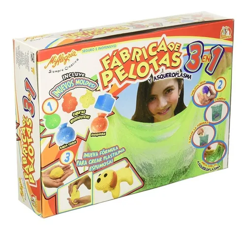 Fabrica de slime y pelotas sale