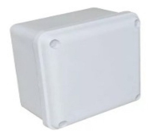 Caja De Paso 10x10 Pvc Cerrada Color Blanco X100 Unidades