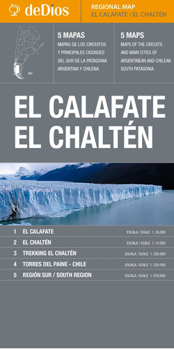 Guia Mapa - El Calafate / El Chalten - Regional Map - 2 Ed