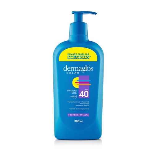 Protector Solar Dermaglós FPS40 Emulsión x380ml