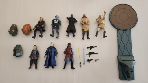 Lote Figuras Muñecos Star Wars Luke Palpatine Darth Maul Y +