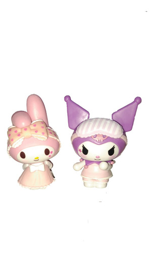 Figuras Decorativas De My Melody Y Kuromi 6cm Pack De 2 