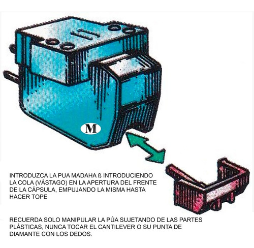 Pua P/ Ortofon N-15 Ll Ff-15 Vsm-20e Mkll D20 F-15 F-10
