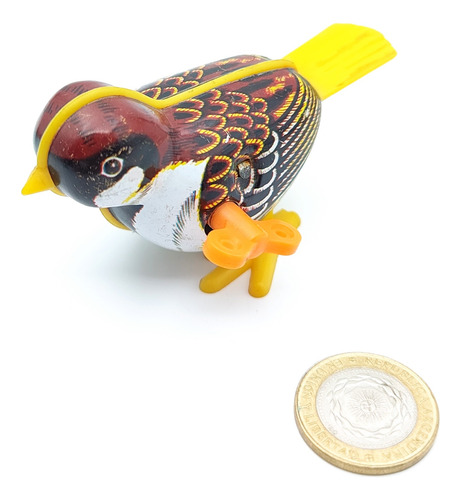 Pajarito Chapa A Cuerda Hong Kong - Juguete (Usado)