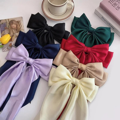 1 Diadema Amarilla, Lazo Con Forma De Pinza Para El Pelo, To