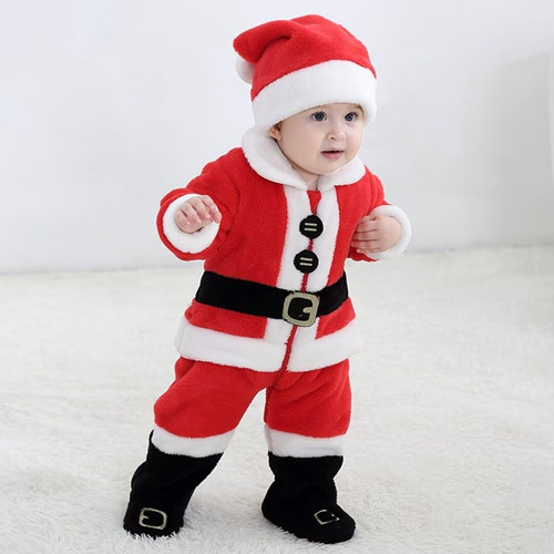 Disfraces De Papá Noel Unisex For Bebé, Ropa De Vestir