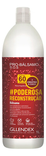Gllendex Poderosa Reconstruccion Coco Shampoo + Enjuague 1l