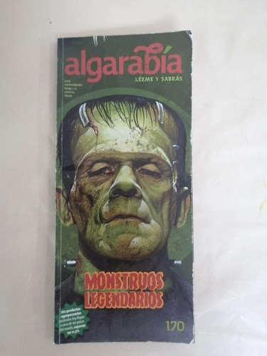 Revista Algarabía #170 Monstruos Legendarios