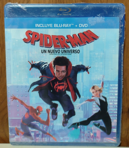 Spiderman Un Nuevo Universo Into Spider Verse Blu Ray + Dvd (Usado)