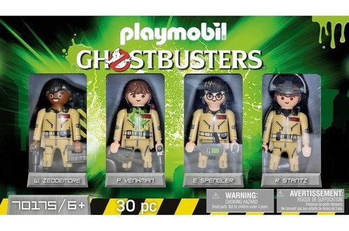 Figura Armable Playmobil Ghostbusters Con 30 Piezas 3+
