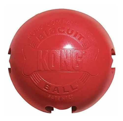 Kong - Biscuit Ball - Durable De Goma, Treat Dispensación Ju