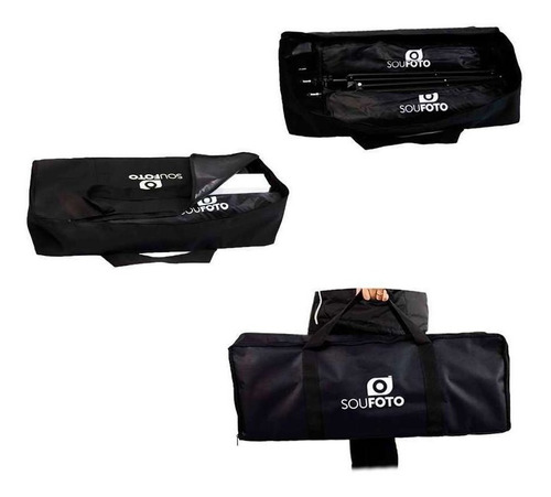 Imagem 7 de 9 de Kit De Softbox Completo Com Lâmpada Led 50w, Tripés E Bolsa