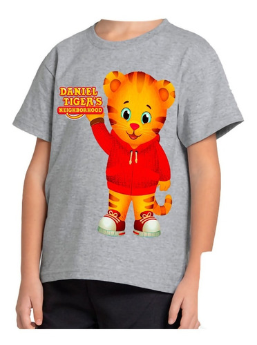 Polera Estampada Daniel Tigers 100% Algodón Unisex Exclusivo