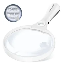Comprar Jarlink Gran Lupa Con Luz, Lupa De Mano Iluminada 10x 20x 3