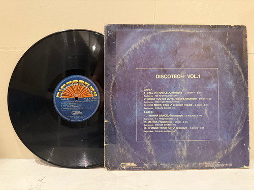 Discotech Volumen 1 Gapul Lp Vinilo Estándar (Usado)