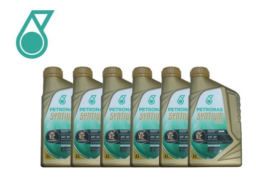 Kit 6 Oleo Petronas Syntium 3000 5w40 100% Sintetico C/nf