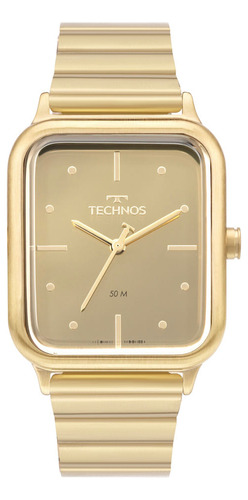 Relógio Technos Feminino Style Dourado - 2036mqq/1d