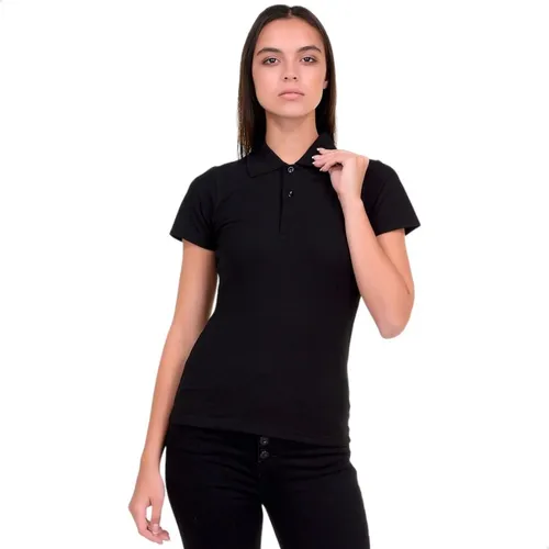 Camiseta Polo Piquet Feminina Básica Lisa Babylook Gola Polo