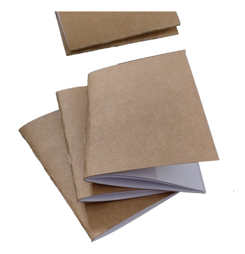 Libretas -cuadernos Lisas Kraft  (pack X15 Unid)