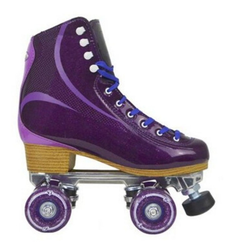 Patins Traxart Brilliant Quad / Roxo Roda 58mm - Abec 5