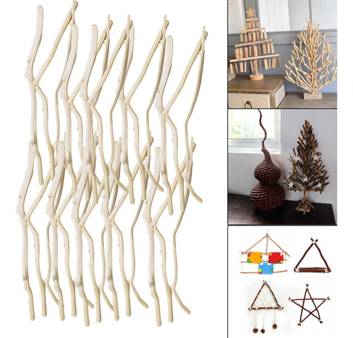 Juego De Palos De Madera Rústica 250g 20 Centímetros